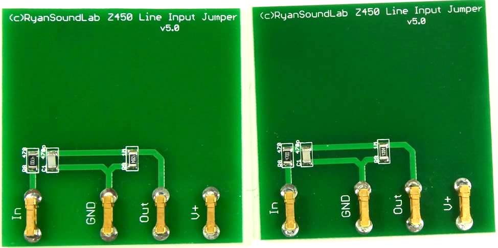 Z450 Line Level Jumper - Click Image to Close