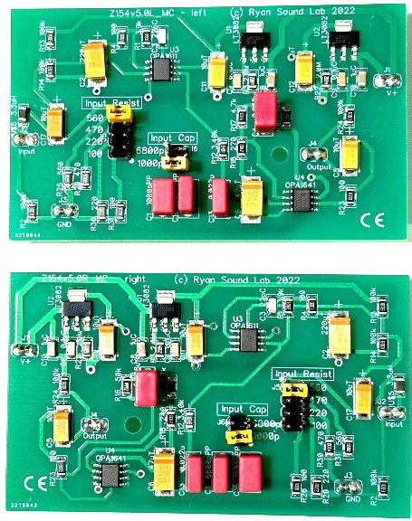 Z154 MC Phono boards