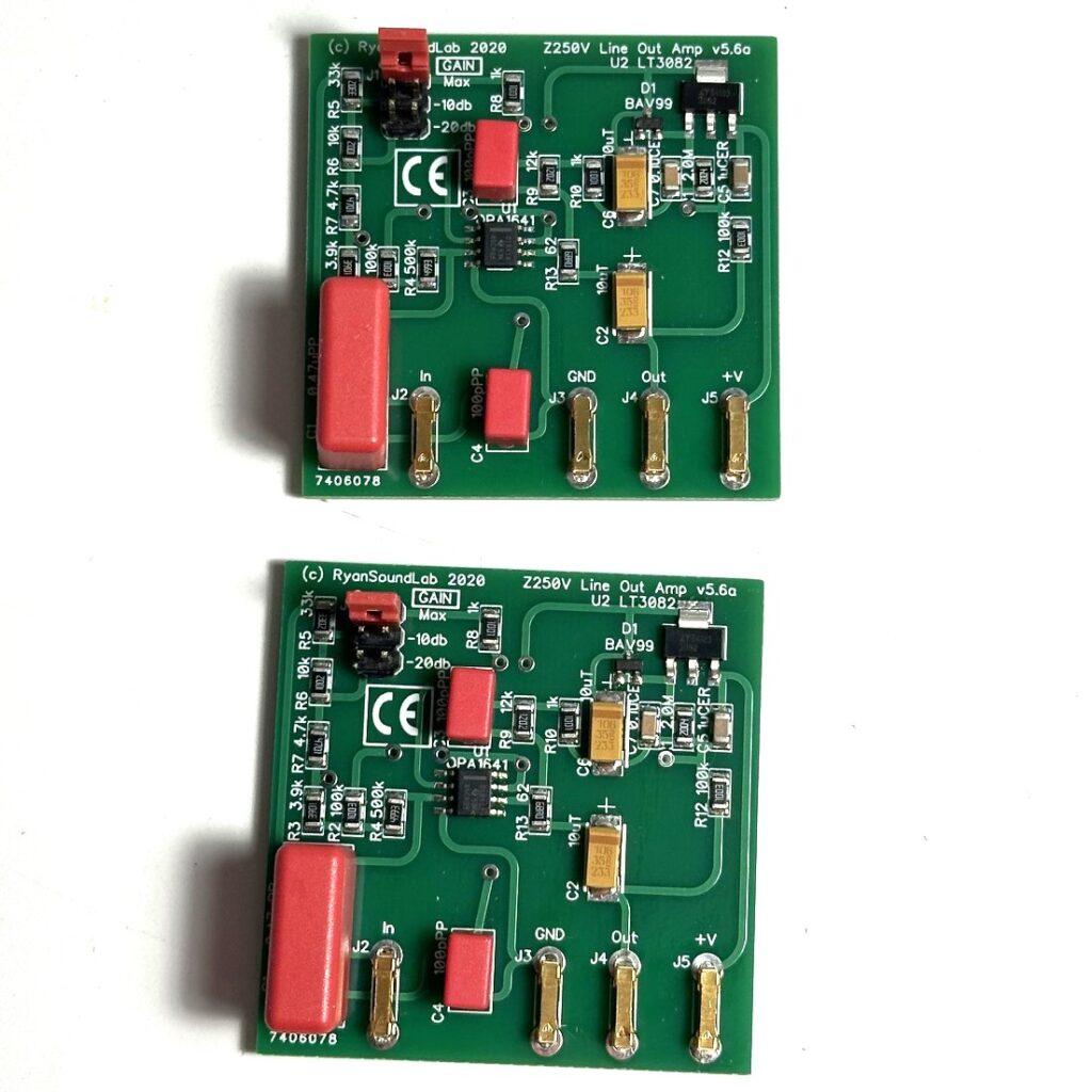 Z250 Output Amps